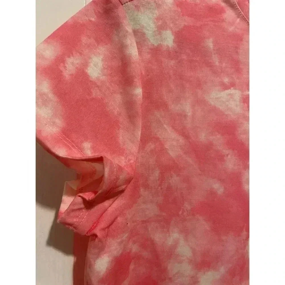 Old Navy Girls Size XL 14-16 Pink Tie-Dye T-Shirt